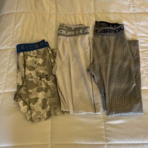 Bundle of Men’s Under Armour Compression Leggings